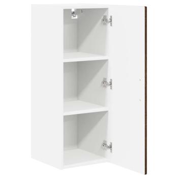 Küchenwandschrank mit Regal Braun Eichen-Optik 30 x 31 x 80 cm