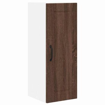 Küchenwandschrank 2 pcs Braun Eichen-Optik 30 x 31 x 80 cm