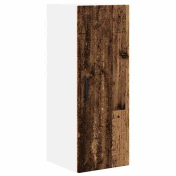 Küchenwandschrank mit Tür Altholz 30 x 31 x 80 cm Holzwerkstoff