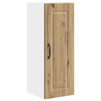 Küchenwandschrank mit Regal 2 pcs Artisan-Eiche 30 x 31 x 80 cm