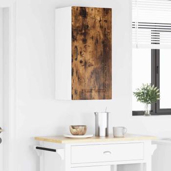 Küchenwandschrank mit Regal Geräucherte Eiche 40 x 31 x 80 cm