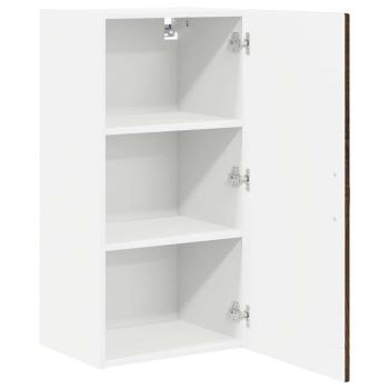 Küchenwandschrank mit Regal Braun Eichen-Optik 40 x 31 x 80 cm