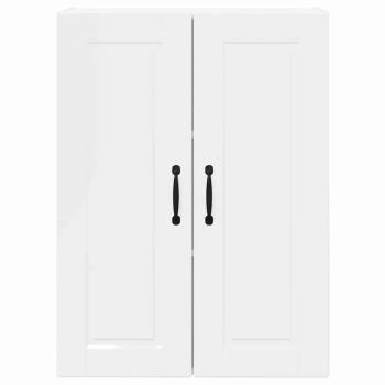 Küchenwandschrank Hochglanz Weiß 60 x 31 x 80 cm Holzwerkstoff