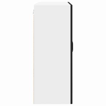 Küchenwandschrank mit Tür Schwarz 80 x 31 x 80 cm Holzwerkstoff