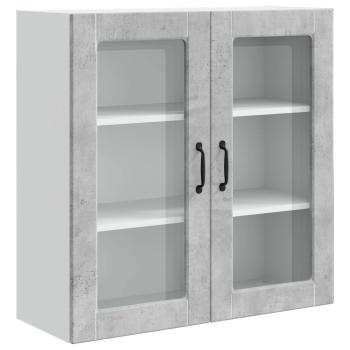 Küchenwandschrank Beton Grau 80 x 31 x 80 cm Holzwerkstoff