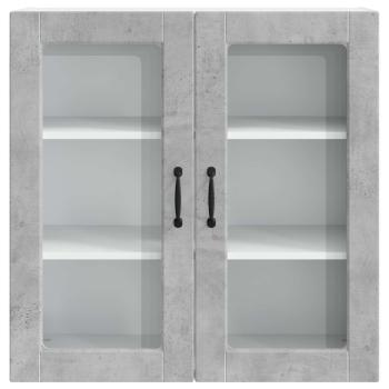 Küchenwandschrank Beton Grau 80 x 31 x 80 cm Holzwerkstoff
