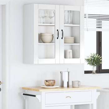 Küchenwandschrank Hochglanz Weiß 80 x 31 x 80 cm Holzwerkstoff