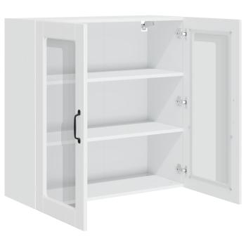 Küchenwandschrank Hochglanz Weiß 80 x 31 x 80 cm Holzwerkstoff