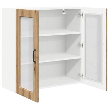 Küchenwandschrank Artisan-Eiche 80 x 31 x 80 cm Holzwerkstoff