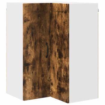 Küchenwandschrank mit Regal Geräucherte Eiche 57 x 57 x 80 cm