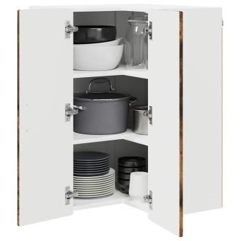 Küchenwandschrank mit Regal Geräucherte Eiche 57 x 57 x 80 cm