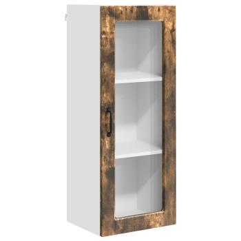 Küchenwandschrank mit Regal Geräucherte Eiche 40 x 31 x 100 cm