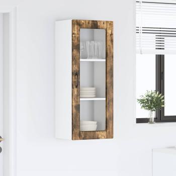 Küchenwandschrank mit Regal Geräucherte Eiche 40 x 31 x 100 cm