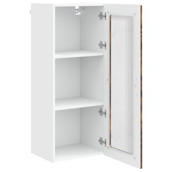 Küchenwandschrank mit Regal Geräucherte Eiche 40 x 31 x 100 cm