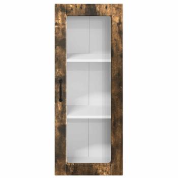 Küchenwandschrank mit Regal Geräucherte Eiche 40 x 31 x 100 cm