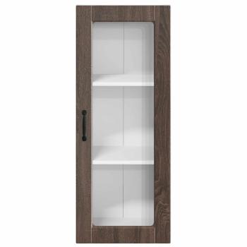 Küchenwandschrank mit Regal Braun Eichen-Optik 40 x 31 x 100 cm