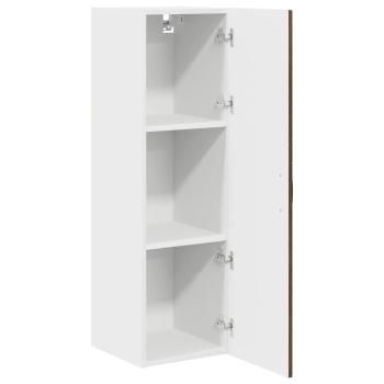 Küchenwandschrank mit Regal Braun Eichen-Optik 30 x 31 x 100 cm