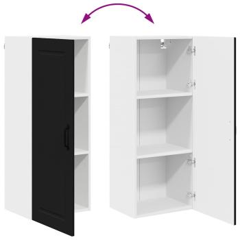 Küchenwandschrank Schwarz 40 x 31 x 100 cm Holzwerkstoff