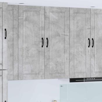 ARDEBO.de - Küchenwandschrank Beton Grau 40 x 31 x 100 cm Holzwerkstoff