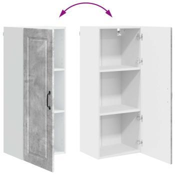 Küchenwandschrank Beton Grau 40 x 31 x 100 cm Holzwerkstoff