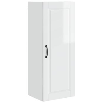 ARDEBO.de - Küchenwandschrank Hochglanz Weiß 40 x 31 x 100 cm Holzwerkstoff