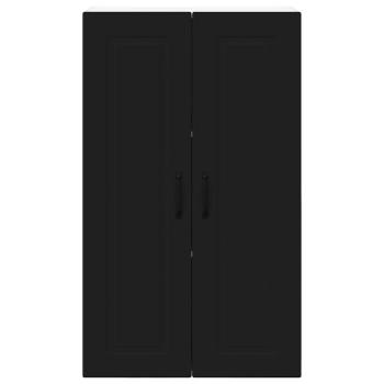 Küchenwandschrank Schwarz 60 x 31 x 100 cm Holzwerkstoff