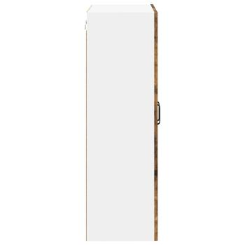 Küchenwandschrank mit Regal Geräucherte Eiche 60 x 31 x 100 cm