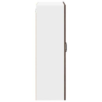 Küchenwandschrank mit Regal Braun Eichen-Optik 60 x 31 x 100 cm