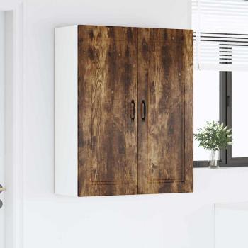 Küchenwandschrank mit Regal Geräucherte Eiche 80 x 31 x 100 cm