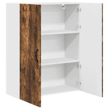 Küchenwandschrank mit Regal Geräucherte Eiche 80 x 31 x 100 cm