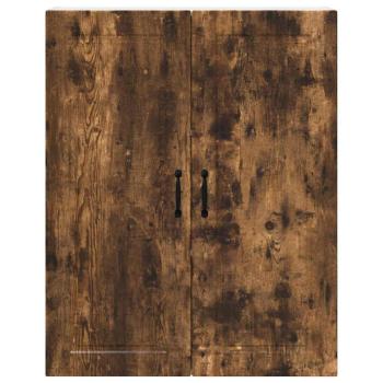 Küchenwandschrank mit Regal Geräucherte Eiche 80 x 31 x 100 cm