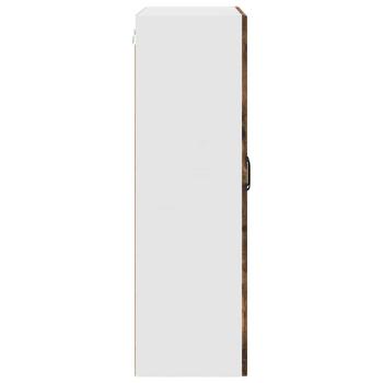 Küchenwandschrank mit Regal Geräucherte Eiche 80 x 31 x 100 cm