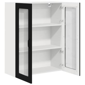 Küchenwandschrank Schwarz 80 x 31 x 100 cm Holzwerkstoff