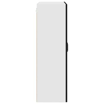 Küchenwandschrank Schwarz 80 x 31 x 100 cm Holzwerkstoff