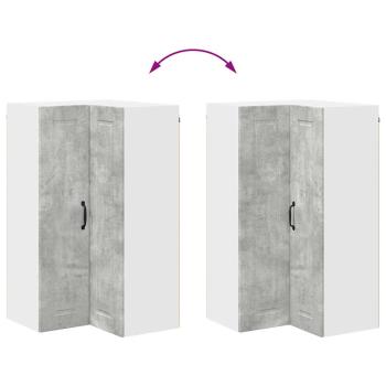 Küchenwandschrank Beton Grau 57 x 57 x 100 cm Holzwerkstoff