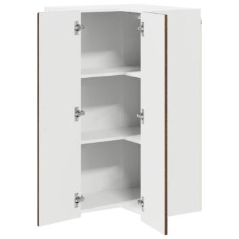 Küchenwandschrank mit Regal Braun Eichen-Optik 57 x 57 x 100 cm
