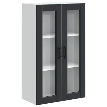 Küchenwandschrank Schwarz 60 x 31 x 100 cm Holzwerkstoff