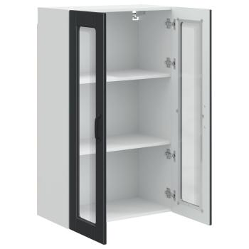 Küchenwandschrank Schwarz 60 x 31 x 100 cm Holzwerkstoff