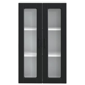 Küchenwandschrank Schwarz 60 x 31 x 100 cm Holzwerkstoff