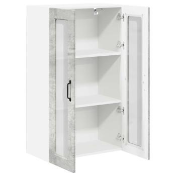 Küchenwandschrank Beton Grau 60 x 31 x 100 cm Holzwerkstoff