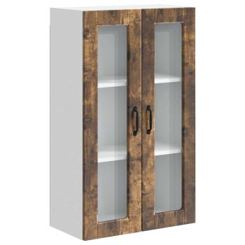 Küchenwandschrank mit Regal Geräucherte Eiche 60 x 31 x 100 cm