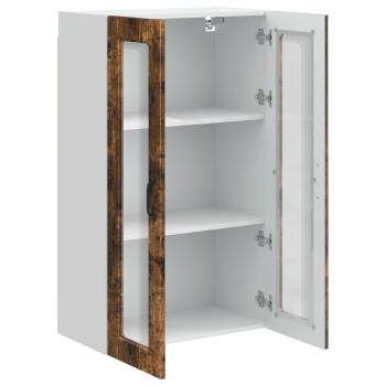 Küchenwandschrank mit Regal Geräucherte Eiche 60 x 31 x 100 cm