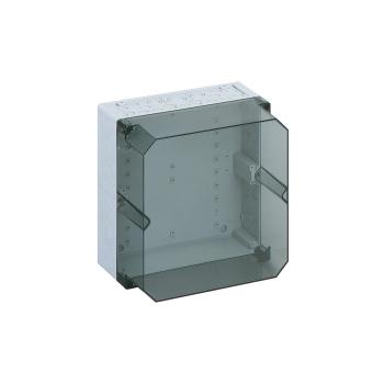 ARDEBO.de Spelsberg AKL 2-th Leergehäuse, metrische Vorprägungen, IP65, 300x300x209 mm, grau/transparent (74690201)