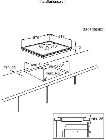 AEG KOMBI2026 EEK: A Herdset mit Glaskeramikkochfeld (OU5AE10CM + TA64RAS6XB), 60 cm breit, 65 L, Edelstahl Antifingerprint (801419448)