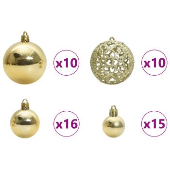 Künstlicher Weihnachtsbaum Weiß 300 cm PVC und Stahl