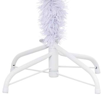 Künstlicher Weihnachtsbaum Weiß 120 cm PVC und Stahl