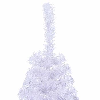 Künstlicher Weihnachtsbaum Weiß 150 cm PVC und Stahl