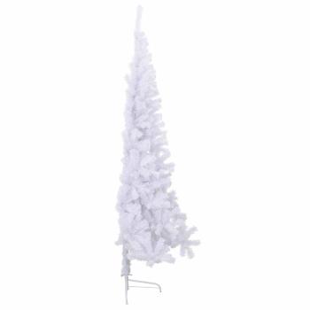 Künstlicher Weihnachtsbaum Weiß 180 cm PVC und Stahl
