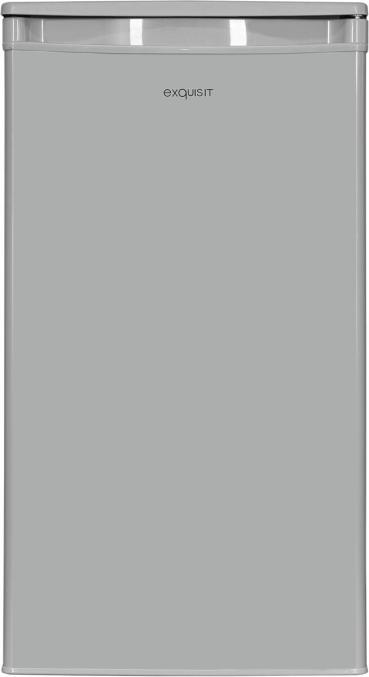 ARDEBO.de Exquisit KS85-V-091E Vollraumkühlschrank, 45 cm breit, 75 L, LED Beleuchtung, 1 Gemüseschublade, grau (PV)