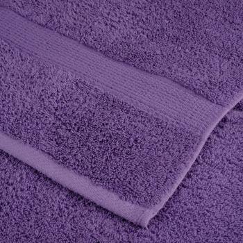 Premium Waschhandtücher SOLUND 2 Stück Lila 30x30 cm 600 g/m²